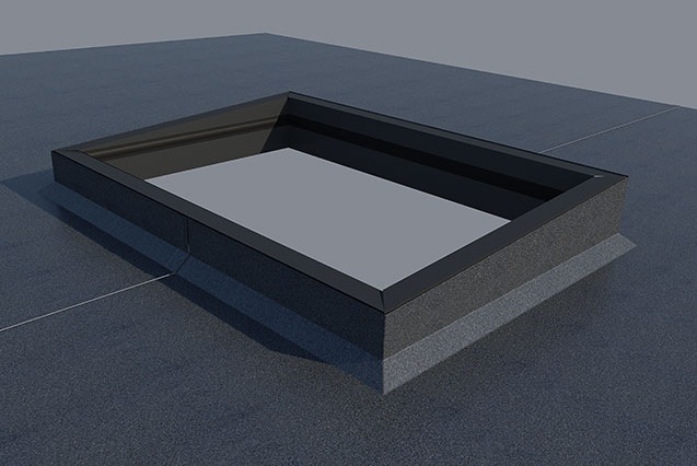 Flat Skylight up stand
